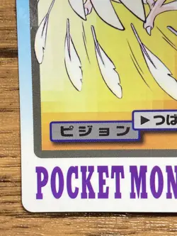Pokemon Carddass Card Pidgeotto File No.17 Bandai Pocket Monsters 1997 Japan - Image 5