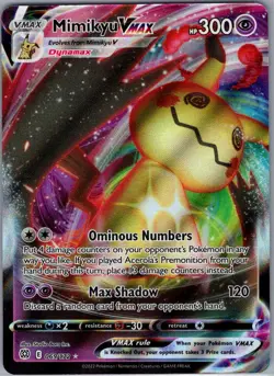 Mimikyu VMAX 069/172 SWSH09: Brilliant Stars - Pokemon Card - NM - Image 1