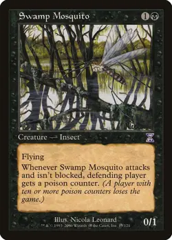 Swamp Mosquito Time Spiral - Timeshifted PLD Black Special MTG CARD ABUGames - Image 1