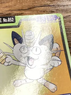 Pokemon Carddass Card Meowth Persian 52, 53 Bandai Pocket Monsters 1997 Japan - Image 4