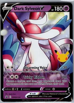 Dark Sylveon V SWSH134 SWSH: Sword & Shield Promo Cards - Pokemon Card - NM - Image 1