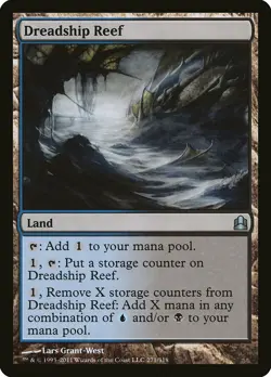 Dreadship Reef Commander NM Land Uncommon MAGIC THE GATHERING CARD ABUGames - Image 1