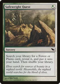 Safewright Quest Shadowmoor NM White Green Common MAGIC MTG CARD ABUGames - Image 1