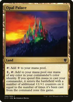 Opal Palace Commander 2017 NM Land Common MAGIC THE GATHERING CARD ABUGames - Image 1