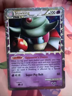 Slowking Prime 85/90 – Undaunted – Holo Rare – MP Pokemon Card - Image 1