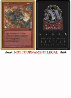 Pillage (Sideboard - Paul McCabe - 1997) World Championship NM CARD ABUGames - Image 1