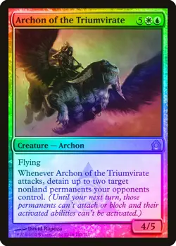Archon of the Triumvirate FOIL Return to Ravnica HEAVILY PLD Rare CARD ABUGames - Image 1