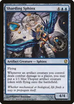 Sharding Sphinx Commander 2013 NM Artifact Blue Rare MAGIC MTG CARD ABUGames - Image 1