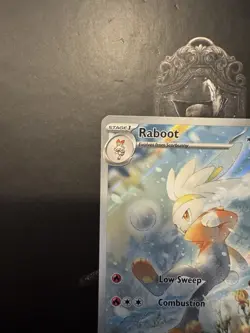 Raboot 147/142 Holo Pokemon Card Scarlet & Violet Rare Full Art NM - Image 4