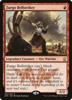 Zurgo Bellstriker Dragons of Tarkir NM Red Rare MAGIC GATHERING CARD ABUGames - Image 1