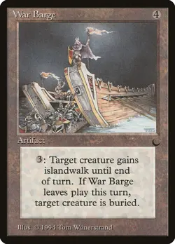 War Barge The Dark NM Artifact Uncommon MAGIC THE GATHERING MTG CARD ABUGames - Image 1