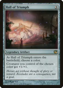 Hall of Triumph Journey into Nyx NM Rare MAGIC THE GATHERING MTG CARD ABUGames - Image 1
