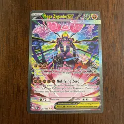 Mega Zygarde ex 120/088 SIR Perfect Order English Pokemon Card NM - Image 1