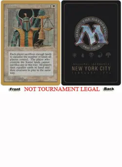 Balance (Eric Tam - 1996) World Championship NM White Rare MAGIC CARD ABUGames - Image 1