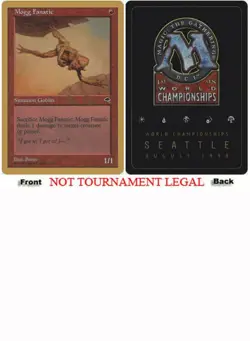 Mogg Fanatic (Ben Rubin - 1998) World Championship NM Red Common CARD ABUGames - Image 1