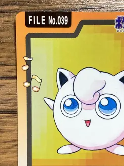 Pokemon Carddass Card Jigglypuff File No.39 Bandai Pocket Monsters 1997 Japan - Image 3