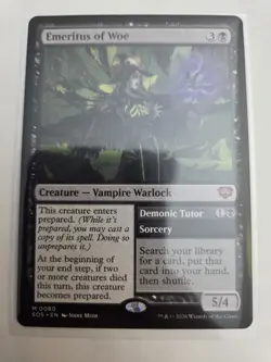mtg, Emeritus of Woe -Secrets of Strixhaven Regular NM - Image 1