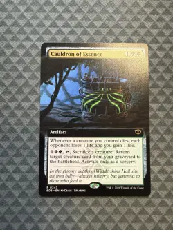 MTG Cauldron of Essence #0347 Extended Art Rare Secrets of Strixhaven (SOS) - Image 1