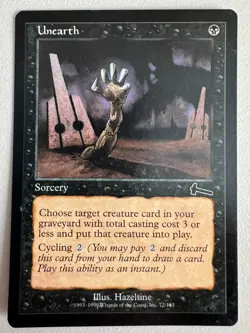 Unearth - MTG - Urza's Legacy - ENGL - ©1999 M/NM - Image 1