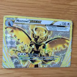 NOCTOWL BREAK XY136 POKEMON CARD (XY PROMO SET) HALF ART HOLO - Image 3