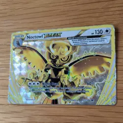 NOCTOWL BREAK XY136 POKEMON CARD (XY PROMO SET) HALF ART HOLO - Image 4