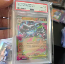 2025 Pokemon Phantasmal Flames Mega Charizard X ex Double Rare #013/094 PSA 10 - Image 1