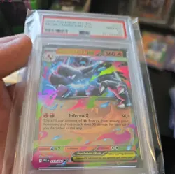 2025 Pokemon Phantasmal Flames Mega Charizard X ex Double Rare #013/094 PSA 10 - Image 3