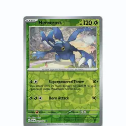 Heracross 002/198 Uncommon Scarlet & Violet Pokemon Reverse Holo Near Mint - Image 1