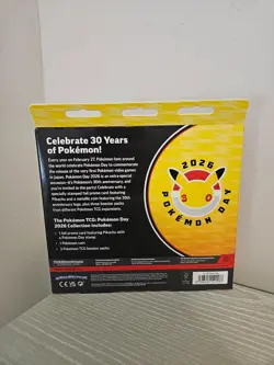 Pokemon TCG: Pokemon Day 2026 Collection 30th Anniversary Box W/ Pikachu Promo - Image 2