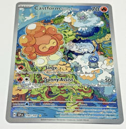 Pokemon Castform Sunny Form 195/191 Surging Sparks Holo NM - Image 1
