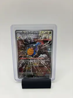 Pokemon TCG #094/086 Karrablast Illustration Rare Holo Sv: Black Bolt English NM - Image 1