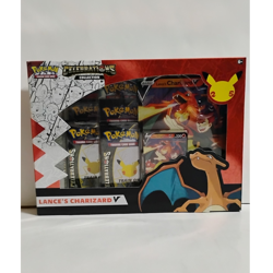 Sealed Pokemon TCG Celebrations Lance's Charizard V Collection Box Promo Booster - Image 1