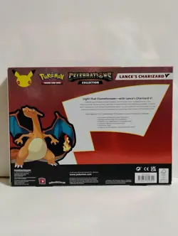 Sealed Pokemon TCG Celebrations Lance's Charizard V Collection Box Promo Booster - Image 2