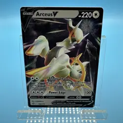 Pokemon Arceus V 122/172 - Brilliant Stars METAL Promo - Image 1