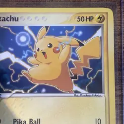 LP Pokemon TCG Pikachu EX Emerald Regular Common 60/106 2005 - Image 3