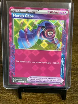 Pokemon Hero's Cape 152/162 Temporal Forces ACE SPEC Rare Trainer - Image 2