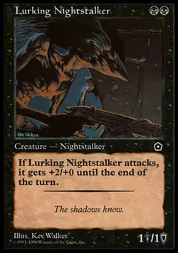 Lurking Nightstalker - Medium Play MTG Portal Second Age - Image 1