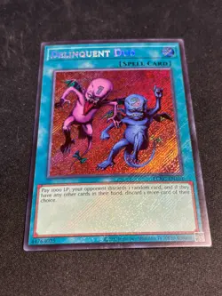 Yugioh Delinquent Duo Secret Rare LCKC-EN101 Unlimited NM - Image 4