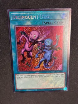Yugioh Delinquent Duo Secret Rare LCKC-EN101 Unlimited NM - Image 5