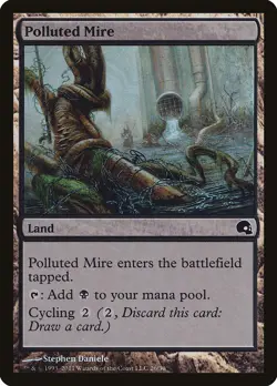 Polluted Mire FOIL Premium Deck Series: Graveborn NM Land Common CARD ABUGames - Image 1