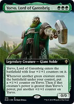 Yorvo, Lord of Garenbrig (Extended Art) Throne of Eldraine NM CARD ABUGames - Image 1