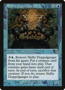 Shifty Doppelganger Odyssey NM Blue Rare MAGIC THE GATHERING MTG CARD ABUGames - Image 1