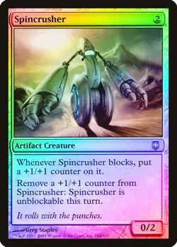 Spincrusher FOIL Darksteel PLD Artifact Uncommon MAGIC MTG CARD ABUGames - Image 1