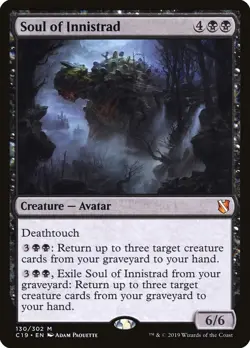 Soul of Innistrad Commander 2019 NM Black Mythic Rare MAGIC MTG CARD ABUGames - Image 1