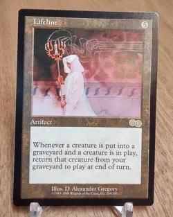 LIFELINE x1 mtg NM Urza's Saga 1 Rare - Image 1