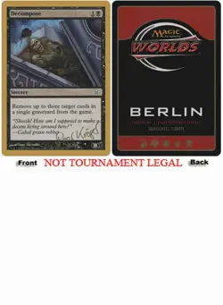 Decompose (Sideboard - Peer Kroger - 2003) World Championship PLD CARD ABUGames - Image 1
