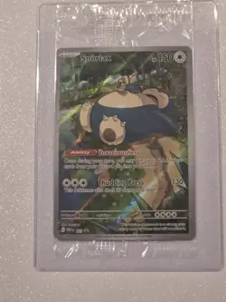 Pokemon Snorlax SVP 051 Black Star Promo Card Scarlet Violet 151 TCG, Sealed - Image 1