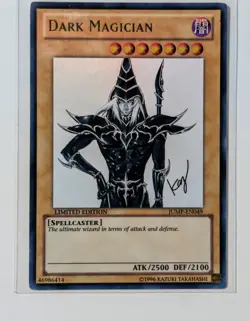 Yogioh Cards Dark Magician JUMP-EN049 Ultra Rare Yugioh Card Vintage - Image 2