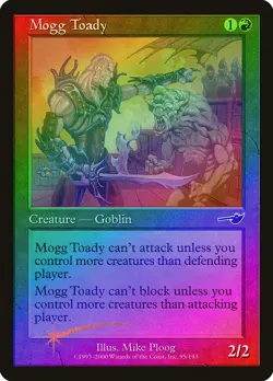 Mogg Toady FOIL Nemesis PLD Red Common MAGIC THE GATHERING MTG CARD ABUGames - Image 1