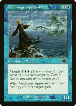 Voidmage Apprentice Legions NM Blue Common MAGIC THE GATHERING CARD ABUGames - Image 1